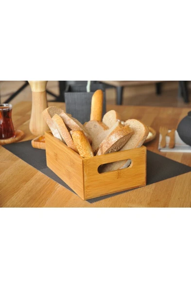 Bambum B2423 Pecho Bambu Sunum Kabı Ekmeklik Kase