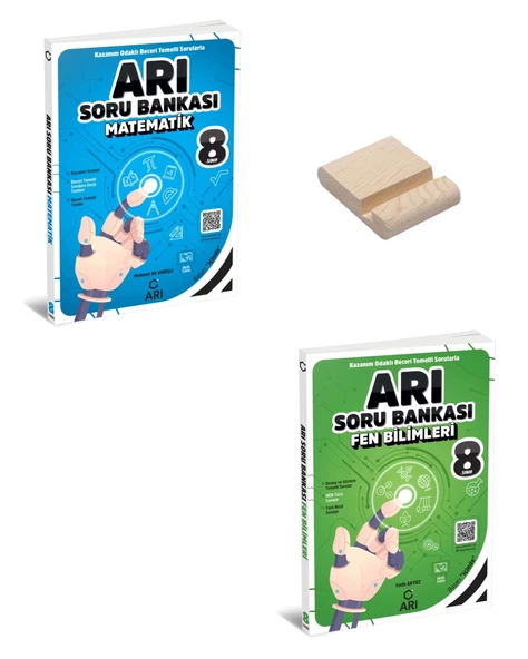 LGS 8. Sınıf Matematik ve Fen Bilimleri Arı Soru Bankası