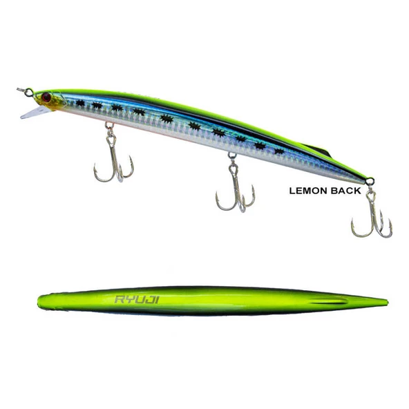 Ryuji Master Jerk Sinking 190mm 36gr Hard Bait  Standart CHART BACK