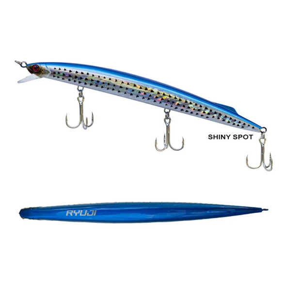Ryuji Master Jerk Sinking 190mm 36gr Hard Bait  Standart LEMON BACK - 5