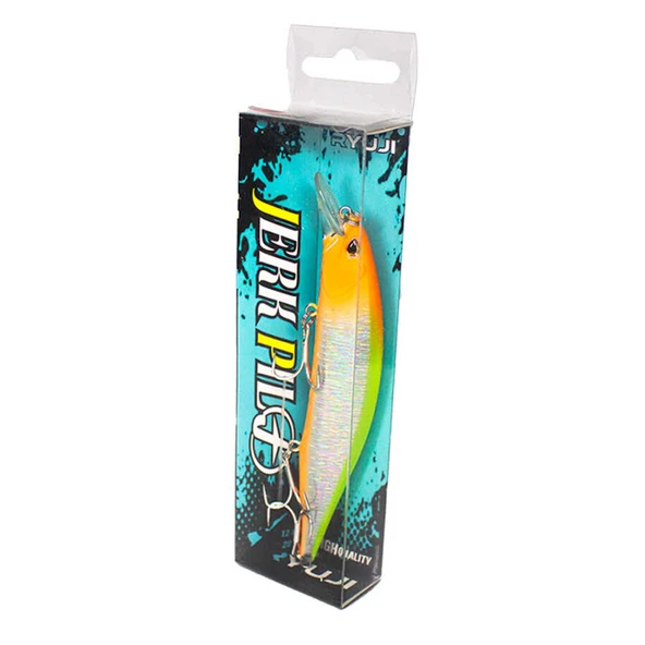 Ryuji Jerk Pilot Suspending 12cm 20gr  Standart UV CHARTREUSE - 6