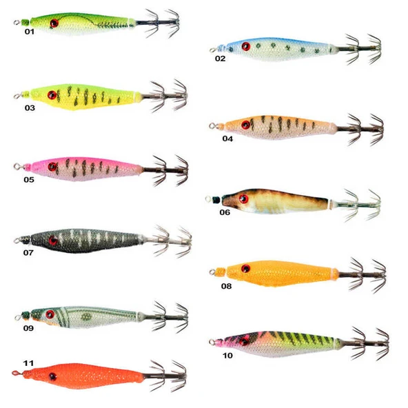 Ryuji New Soft Squid 7cm Silikon Kalamar Zokası  Standart 09