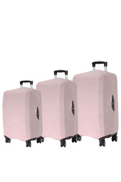 My Saraciye Valiz Kılıfı, Bavul Kılıfı Büyük, Orta, Kabin Boy Kılıf Seti, Pudra ürün görseli 1