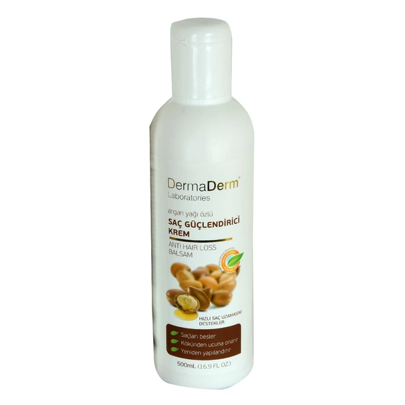 Argan Yağı Özlü Saç Kremi Keratinli (Tuz ve Paraben İçermez) 500 ML ürün görseli 1