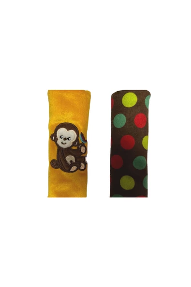 Sozzy Toys emniyet kemeri boyun koruyucu-MAYMUN-welsoft kumaş ürün görseli 1