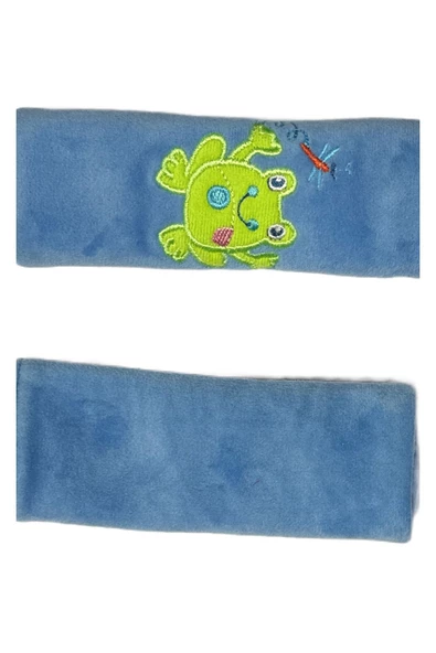 Sozzy Toys emniyet kemeri boyun koruyucu-KURBAĞA-welsoft kumaş - Resim 2