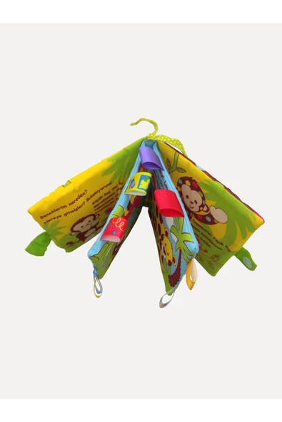 Sozzy Toys Toys Nakışlı Hikaye Kitabı - Maymun SZY246 - 3