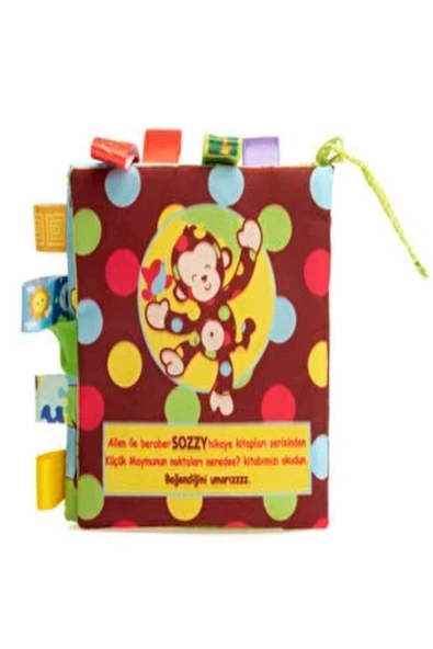 SozzyToys Nakışlı Hikaye Kitabı- Maymun - Resim 2