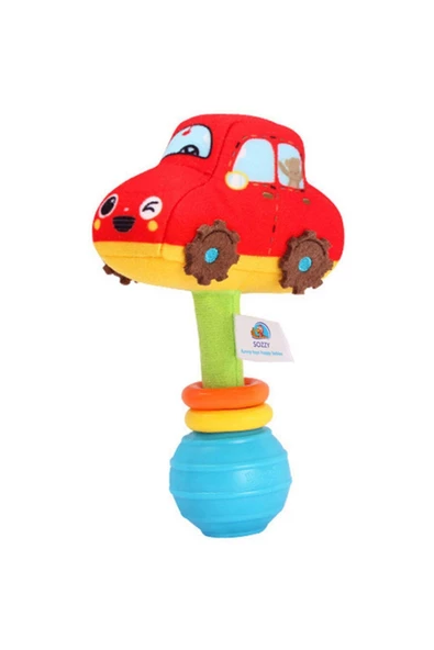 Sozzy Toys Toys El Çıngırağı Araba Çıngıraklı Oyuncak Szy195