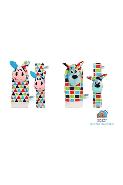 Sozzy Toys Toys Çıngıraklı Çorap Ve Bileklik Seti - Szy120 - 2