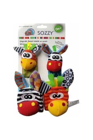 Sozzy Toys Çıngıraklı Çorap Ve Bileklik Seti Szy101