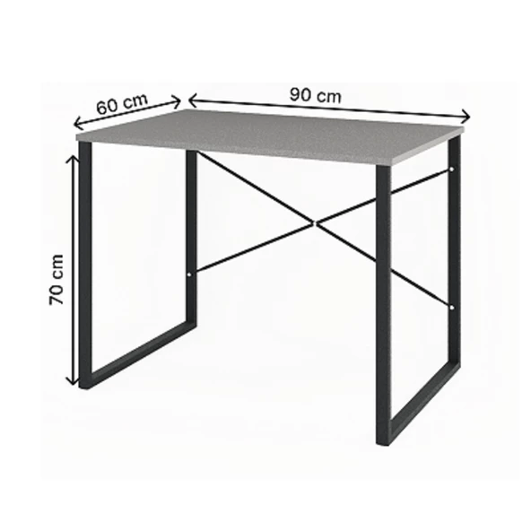 Eportatif Bilgisayar Masası Çalışma Laptop Masası Füme 1421 - 6