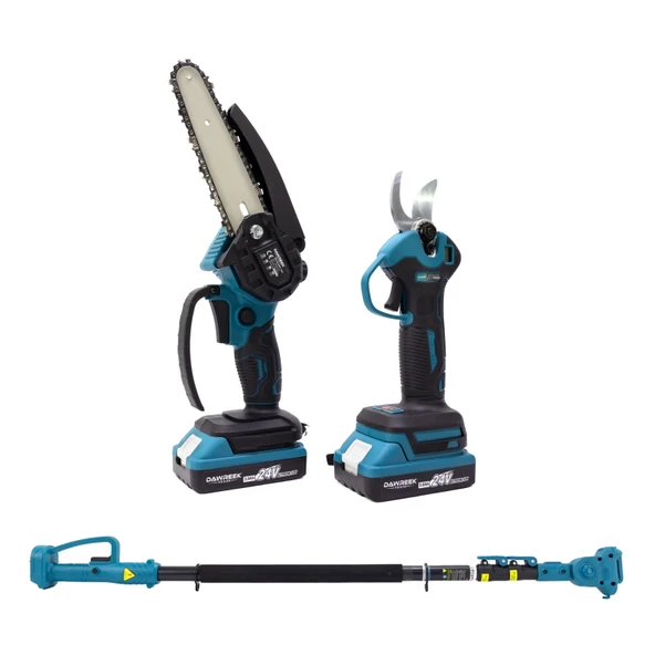 Dawreek Teleskopik 2.5m + İkili Budama Seti MK36