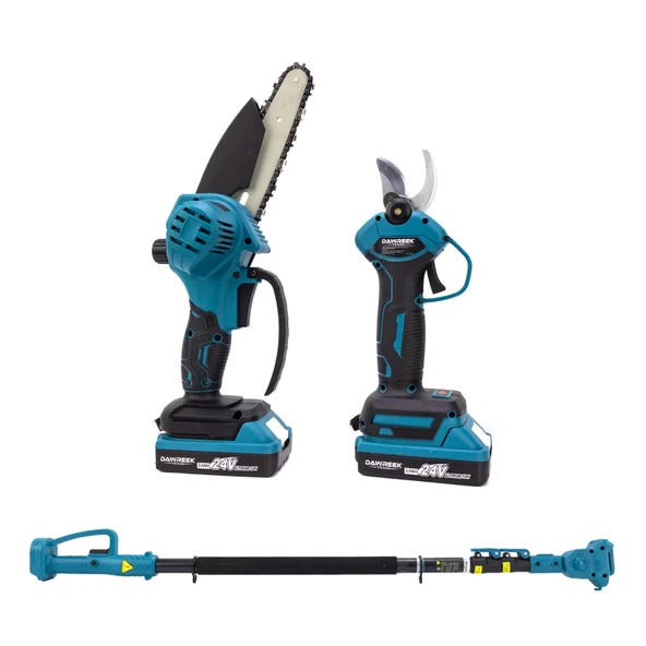 Dawreek Teleskopik 2.5m + İkili Budama Seti MK36 - 3