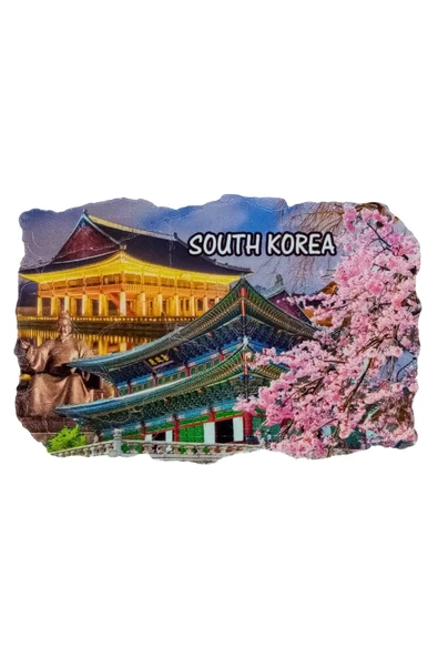 Güney Kore Temalı Fresco Magnet - Resim 3