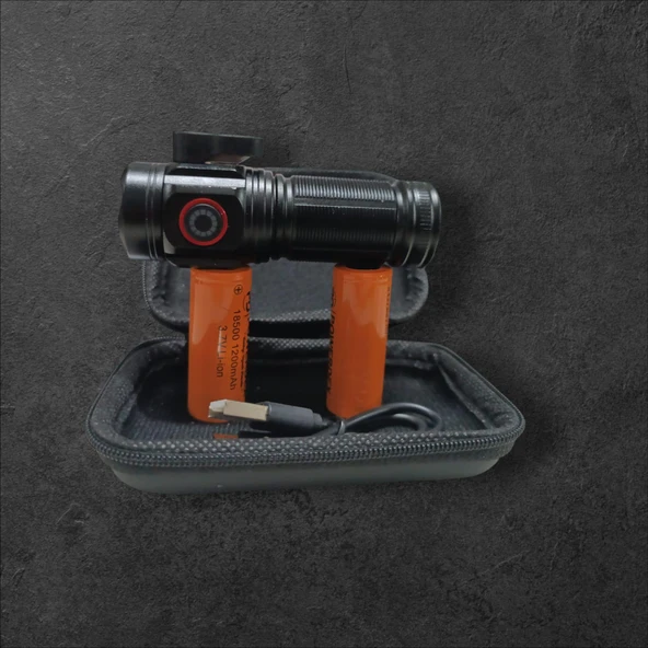 Mini 15 Walt Güçlü Şarjlı El Feneri Mıknatıslı - 3