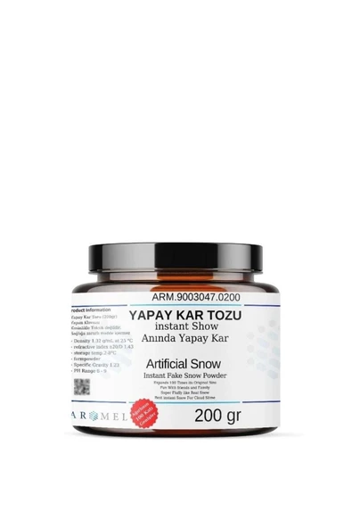 AROMEL,Yapay Kar Tozu 200 Gr | Anında Yapay Kar | Instant Show