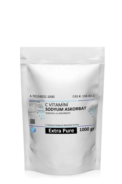 AROMEL,Sodyum Askorbat | 1 Kg | C Vitamini, Pharma Grade | Sodium Ascorbate