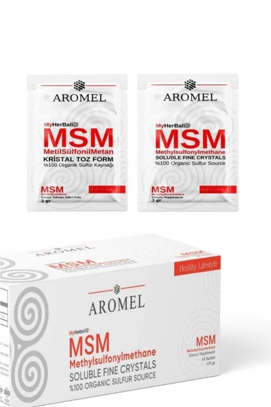 AROMEL,Msm Metil Sülfonil Metan | 45 Adet Şase | ?methyl Sulfonyl Methane | 135 Gr