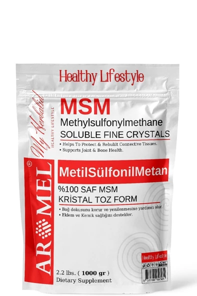 AROMEL,Metil Sülfonil Metan, Msm 1000 gr,Methyl Sulfonyl Methane