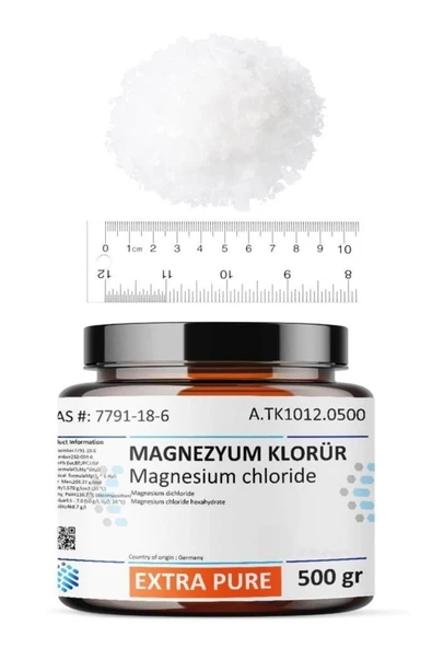 AROMEL,Magnezyum Klorür | 500 Gr | Yenilebilir, Food Grade | Magnezyum Yağı Yapılır