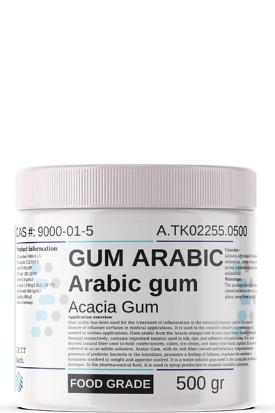 AROMEL,Zeolit 45 Şase | GUM Arabic 500 gr | MHA TMA Zeolit, GUM Arabik SET - 5