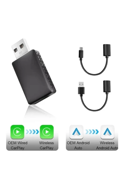 FK Araç Apple Android Cihazlar için Mini Carplay Adaptörü - 5