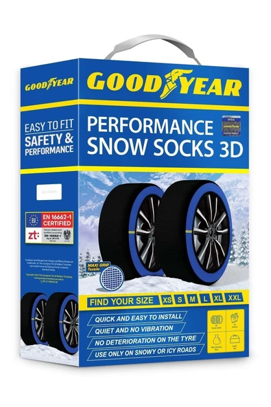 Goodyear 255/50 R20 Uyumlu Xx-large 20''inch Kar Çorabı (hediyeli) ürün görseli 1
