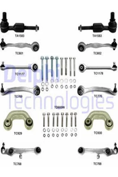 DELPHİ Tc1300kıt On Alt Takim Set (VW PASSAT 96-00 AUDİ A4 94-01) 4f0498998 8d0498998 (WT296925)