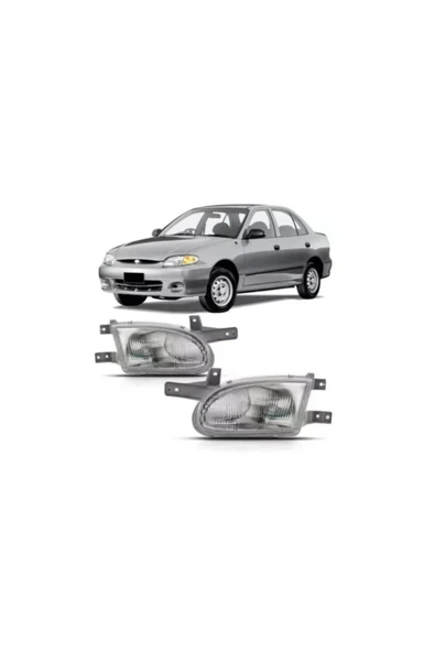 FESAN Hyundai Accent Yumurta Kasa Sağ Sol Ön Far Takımı 1998--2000