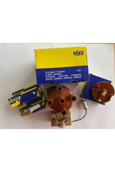 Mako R12 Toros Ateşleme Buji Distribütör Kapağı Tevzi Makara Platin Meksefe