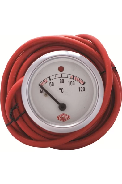 SIMGA Hararet Saati Civalı 2 Mt (40°c-120°c) (ikazlı) (63 Mm)