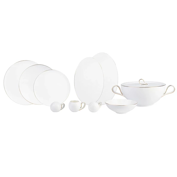 Karaca Fine Pearl Extra Chanak 62 Parça 12 Kişilik Yemek Takımı - 6