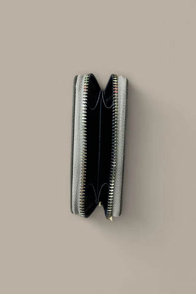 Me-vo Kadın Bej Renkli Küçük Boy Cüzdan - Resim 2