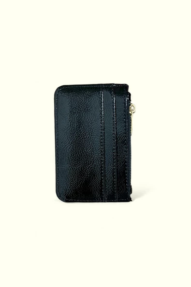 Me-vo Kadın Siyah Renkli Timsah Desenli Suni Deri Kartlık - 2