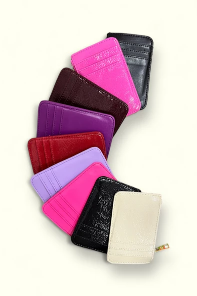 Me-vo Kadın Siyah Renkli Timsah Desenli Suni Deri Kartlık - 3