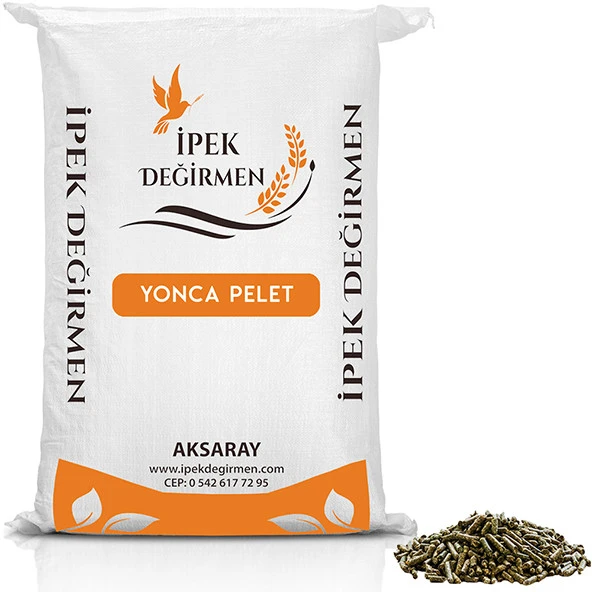 İpek Değirmen 5 KG Katkısız Yonca Pelet Yüksek Proteinli Kemirgen Yemi