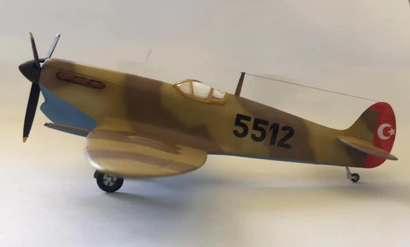 Supermarine Spitfire VB/C Savaş Uçağı Pm Model Demonte Plastik Maketi - 3