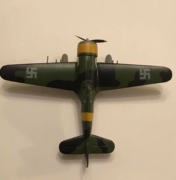 Fokker D-XXI PM Model Demonte Plastik Uçak Maket Kiti - 3