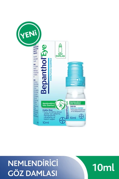 Bepanthol Eye Nemlendirici Göz Damlası Çoklu Doz 10 ml