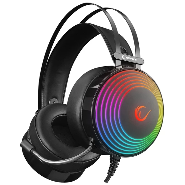 Rampage RM-K97 HELIX USB 7.1 Version RGB Efektli Gaming Mikrofonlu Oyuncu Kulaklığı