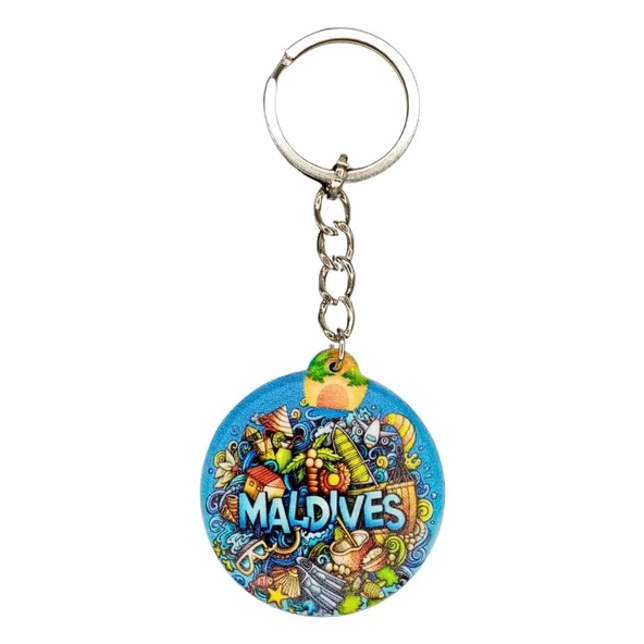 Maldivler Temalı Anahtarlık Kapak Açacak ürün görseli
