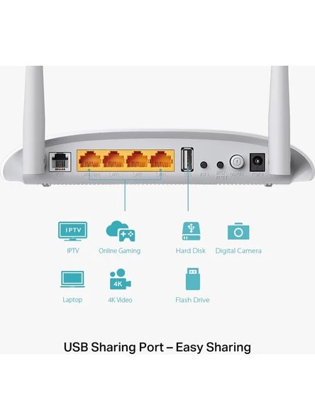 TP-LINK TD-W9970, 300Mbps  VDSL, ADSL2+, Fiber Modem/Router - 4