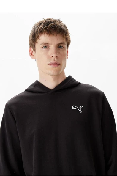 Puma BETTER ESSENTIALS Hoodie 675978 01 Erkek Sweatshirt Siyah S-XXL