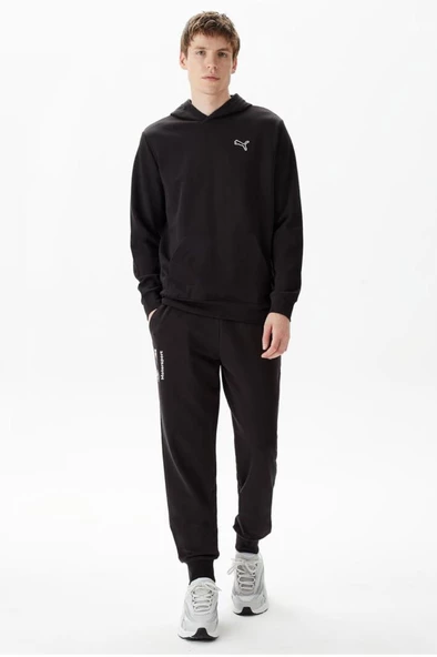 Puma BETTER ESSENTIALS Hoodie 675978 01 Erkek Sweatshirt Siyah S-XXL - 4