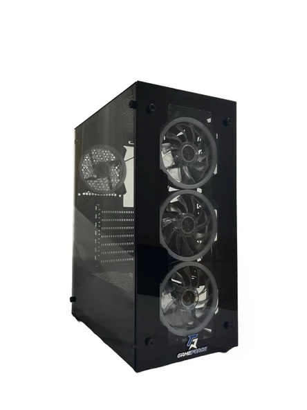 GAMEFORCE GLASS (600W 80+ PSU) 4x120mm Rainbow Fanlı Oyuncu Kasası - 4