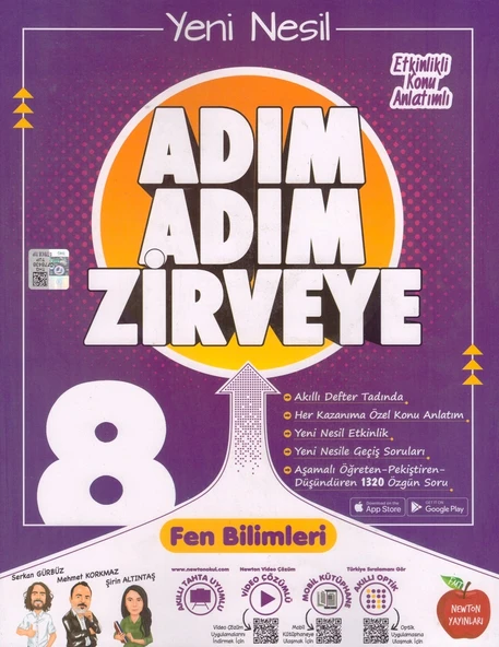NEWTON 8.SINIF ADIM ADIM FEN BİLİMLERİ ürün görseli
