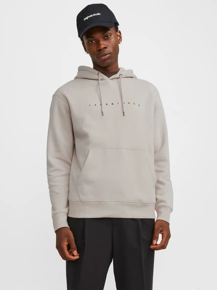JACK JONES Erkek Kapüşonlu Sweatshirt 12233972 - Resim 2