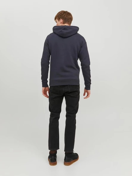 JACK JONES Erkek Kapüşonlu Sweatshirt 12233972 - 3