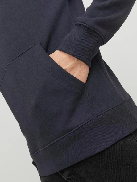 JACK JONES Erkek Kapüşonlu Sweatshirt 12233972 - 6